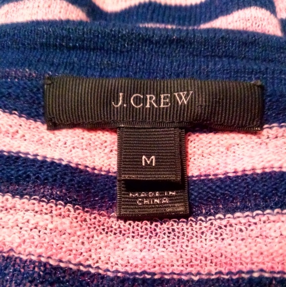 J. Crew Light pink stripped Cardigan - Picture 4 of 4